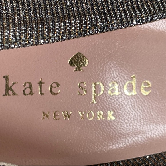 Kate Spade New York Shimmering Felisha Bronze Lurex Heels - Picture 10 of 11